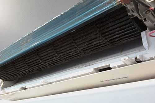 Чистка деталей кондиционера