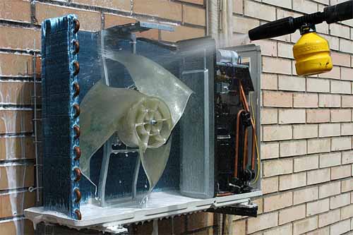 Чистка и мойка наружного блока