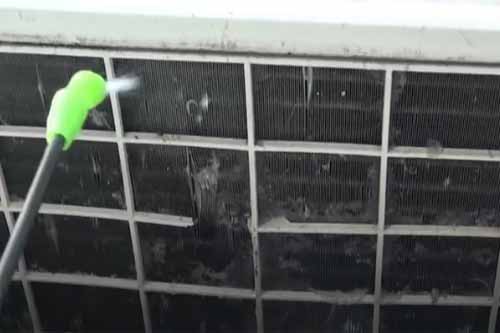 Очистка и промивка внешнего блока